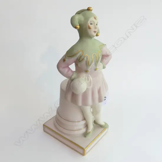 A Royal Doulton figure 'Lady Jester', HN3924, designed by William K. Harper, limited edition 324/950